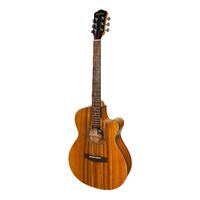 Martinez '41 Series' Folk Size Cutaway Acoustic-Electric Guitar (Koa)