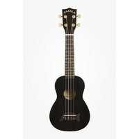 Kala Makala Dolphin Series Sporano Ukulele Black Gloss with Bag