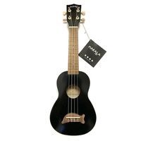 Kala Makala Dolphin Series Sporano Ukulele Sparkle Black Gloss with Bag