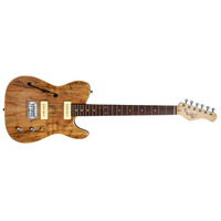 Michael Kelly Electric Guitar 59 Thinline Spalted Maple