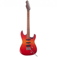 Chapman ML1-HYB-ABS Hybrid Electric Guitar - Cali Sunset Red