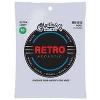 Martin Retro 12-string Acoustic Guitar Strings - .010-.047 Extra Light