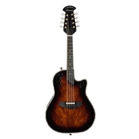 Ovation Pro Series Mandolin - Okuome Feather Tobacco Burst ƒ?? Layered Exotic Wood