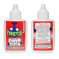 Monster Oil Faster Premium Valve Oil for Trumpet, Tuba, French Horn, Trombone, 