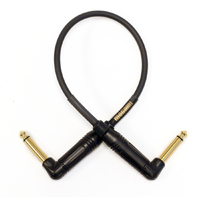 Mogami  18 INCH GOLD PEDAL CABLE RIGHT ANGLE-RIGHT ANGLE