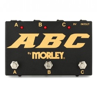 Morley ABC 3-Channel Selector/Combiner Guitar Effects Pedal Gold Series