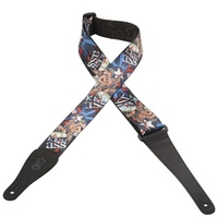 Levy's Polyester Guitar Strap Artist Sublimation Kick Ass  MPD2-076