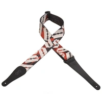 Levy's Polyester Guitar Strap Artist Sublimation Razor Blades, made in Canada