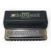 Suzuki Harpmaster MR-200 Harmonica in key Bb