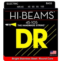 DR Strings MR-45 Hi-Beams Stainless Steel Medium Bass Guitar Strings 45-105 