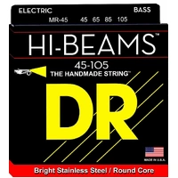 DR Strings MR-45 Hi-Beams Stainless Steel Medium Bass Guitar Strings 45-105 