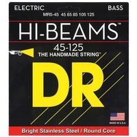 DR Strings MR5-45 Hi-Beam Stainless Steel Medium 5-String Bass Strings 45-125