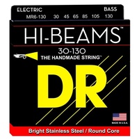 DR Strings MR6-130 Hi-Beam Medium 6-String Bass Strings Set (30-130)