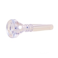 Mutec Polymer Trombone Mouthpiece - 6.5AL - Large Shank - CLEAR