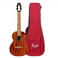 Flight Mustang EQ-A Tenor Ukulele - Solid Acacia - C/w Bag