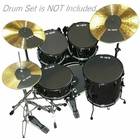 Vic Firth MUTEPP3 Drum / Cymbal Mute Package - 12" 13" 14" 16" 22" Hi Hat + 2