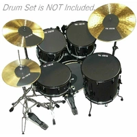 Vic Firth MUTEPP3 Drum / Cymbal Mute Package - 12" 13" 14" 16" 22" Hi Hat + 2