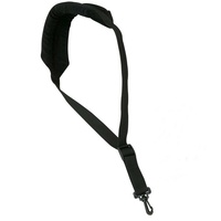 Perri's 1" Saxophone Strap with Plush Padding Black SP5 Made in Canada