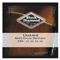 Black Diamond N54 White Nylon Soprano Ukulele Strings Uke String Set Made in USA