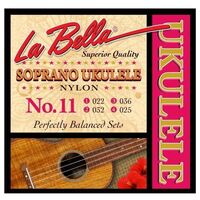 La Bella 11 Soprano Ukulele Strings Clear Nylon perfectly Balanced Set LaBella