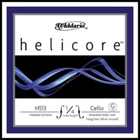 D'Addario Helicore Cello Single G String 1/4 Scale Medium Tension H513