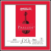D'Addario Prelude Bass Single A  String, 1/2 Scale, Medium Tension J613
