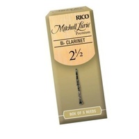 Mitchell Lurie Premium Bb Clarinet Reeds, Strength 2.5, 5-pack by Rico