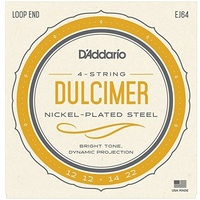 D'Addario J64 Dulcimer Strings Nickel wound 4 String Set Gauges 12 - 22