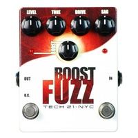 Tech 21  Boost Fuzz Analog Guitar Effects Pedal 