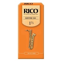 Rico Baritone Saxophone Reeds 25 Reeds Strength 1.5, 25-pack RLA2515 