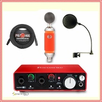 Focusrite 2i2 Gen 2 Blue Spark Mic and Pop Filter & Cable sale Price 1 ONLY