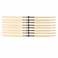4 Pairs Promark TX5BW American Hickory Wood Tip 5B wood Tip x 4 Pro Mark