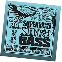 Ernie Ball 2849 Super Long Scale Slinky Bass Guitar Strings Set Guage 045 - 105 