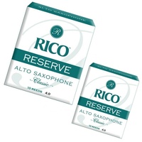 2 x 10-Pack Rico Reserve Classic Alto Saxophone Reeds Strength 4.0 *2 Packs=20*
