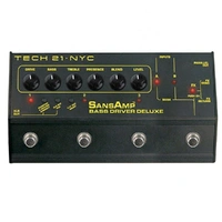 Tech 21 SansAmp Bass Driver Deluxe Preamp & DI Effect Pedal