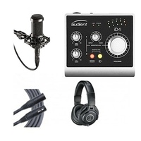 Audient ID4 High Performance USB Audio Interface Studio Kit C/w Mic + headphones