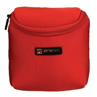 Protec 3 Piece Tuba/Tenor Saxophone Neoprene Mouthpiece Pouch  RED