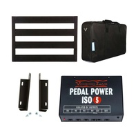  Pedaltrain Classic Junior Pedalboard + Voodoo Lab Mount Kit, Pedal Power ISO-5