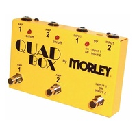Morley Quad Box Guitar and Amp Switcher Controls 2 Guitars & 2 amps EOFY SALE