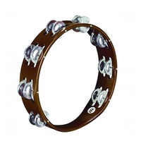 Meinl Percussion TA2A-AB Traditional 10-Inch Wood Tambourine - 2 Rows Jingles