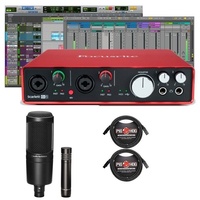 Focusrite Scarlett 6i6 2nd Gen Interface + Audio Technica Microphones  EOFY sale
