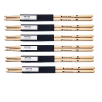 Vic Firth Nova 5A wood tip Drumsticks - exclusive Angkor Music - 6 Pairs 