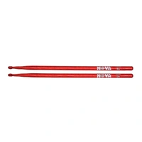 Vic Firth Nova 5A Wood Tip 1 Pair American Hickory Drum sticks Red