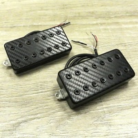 Bare Knuckle Juggernaut 6-String Calibrated Humbucker Set 50mm,Short Leg Carbon