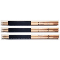 Vic Firth Nova 7A wood tip Drumsticks exclusive Angkor Music  - 3 pairs