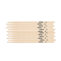 Vic Firth Nova 7A Wood Tip 6 Pairs American Hickory Drumsticks