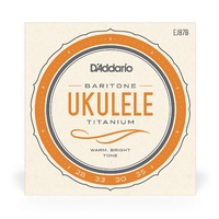 D'Addario EJ87B Titanium Pro Arte Ukulele Strings, Baritone Uke Strings Set