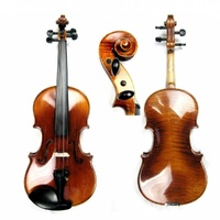 Concert Series 3/4 Violin Labeled Sandner Germany CV-6 Aubert bridge Oil Varnish