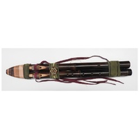 Native  American wood  Flute - Tacuara  Bamboo Key of F# - Variable Drone