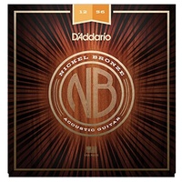 D'Addario Nickel Bronze Acoustic Guitar Strings Light Top / Med Bottom 12 - 56 